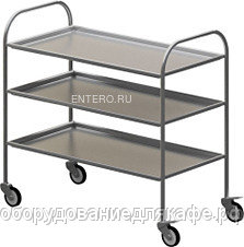 Тележка сервировочная Cryspi ТС Э с 3 полками